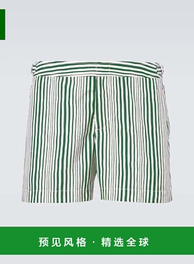 1h可退 香港直邮Orlebar Brown 男士 Setter 泳裤 green绿色 舒适