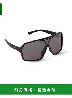 1h可退 欧洲直邮LV路易威登 Summit女士黑色尼龙老花图案护目镜