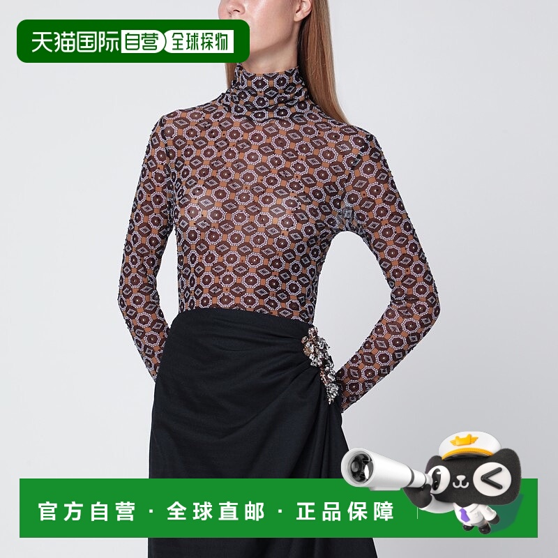 1h可退 香港直邮Dries Van Noten 德赖斯·范诺顿 女士 半透明棕