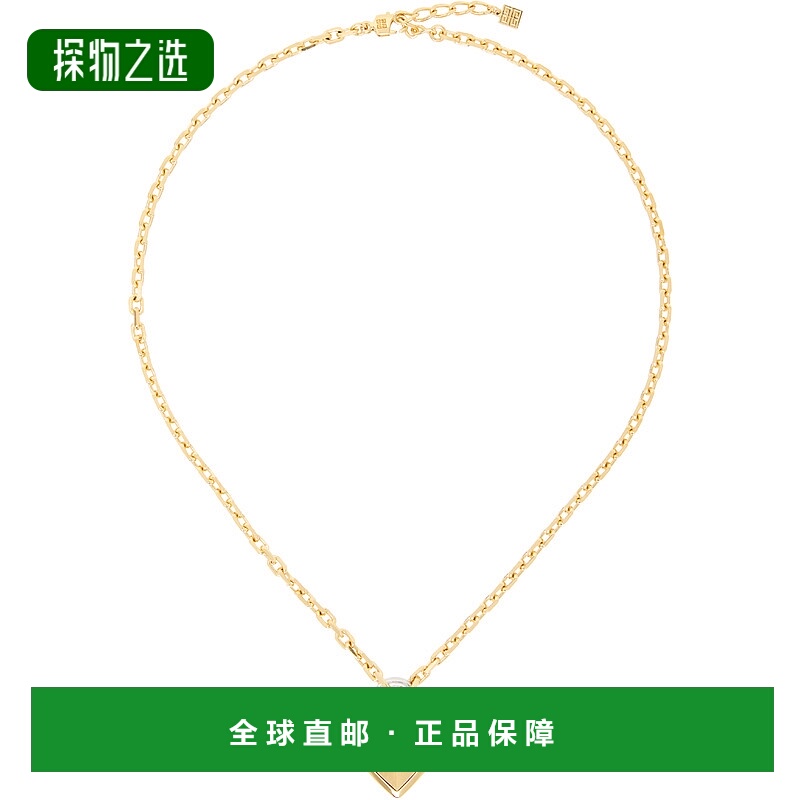 香港直邮Givenchy 纪梵希 女士 金色 Heart Lock 项链 BF00RJF003