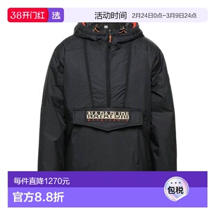 1h可退 香港直邮Napapijri 男士 夹克 black黑色 舒适时尚