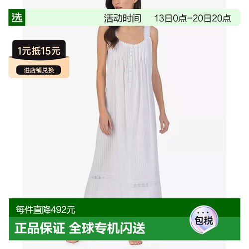 【美国直邮】Eileen West|女士芭蕾睡袍蕾丝连衣【付后1h可退】