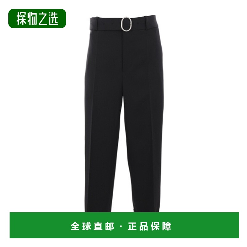 香港直邮Jil Sander 配腰带华达呢长裤 J22KA0230J-40002