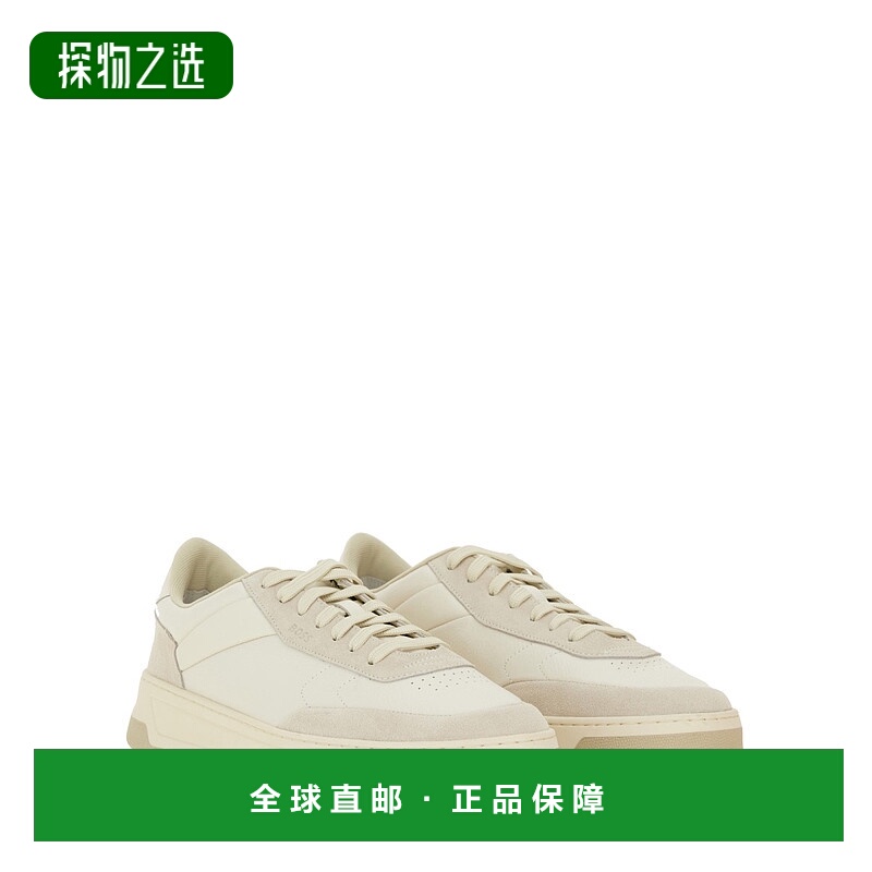 1h可退 欧洲直邮hugo boss 男士 时尚休闲鞋牛皮运动鞋男鞋