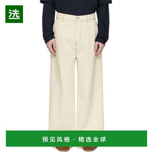 男士 米色 牛仔裤 香港直邮Ami Fit Paris Wide 1h可退 Cotton