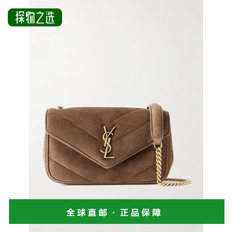 1h可退 香港直邮Saint Laurent 圣罗兰 女士 Loulou 小号绗缝绒面