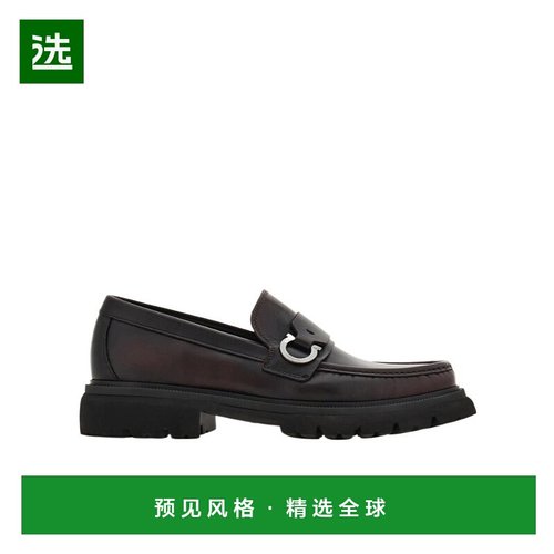 香港直邮Salvatore Ferragamo Gancini标识乐福鞋 菲拉格慕029966