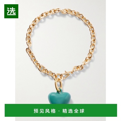 1h可退 香港直邮Roxanne Assoulin 女士 The Puffy 迷你心形镀金