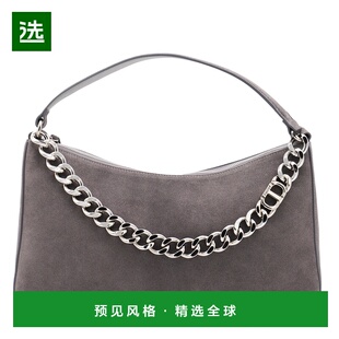 1h可退 香港直邮twin set 女士 MELANGE BAGS 灰色聚酯棉手提包 2