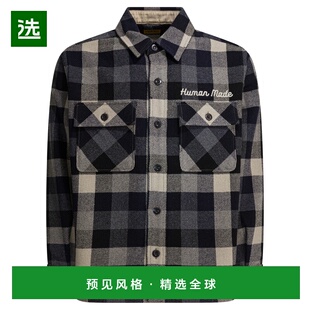1h可退 香港直邮HUMAN MADE 男士 羊毛衬衫式夹克 HM30SH013