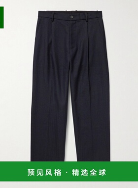 1h可退 香港直邮Studio Nicholson 男士 海军蓝 Selby 长裤 SELBY