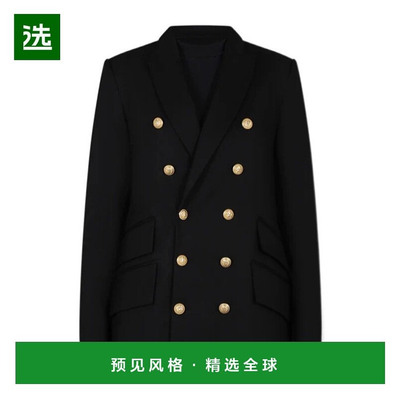 香港直邮Balmain 双排扣长袖西装外套 BU2P14G0124