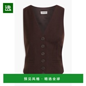 香港直邮Simkhai 女士 Deb 1h可退 羊毛绉背心 4242162AESPRESSO