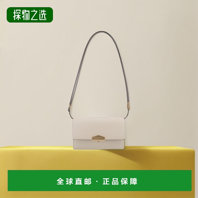 欧洲直邮POURCHET/宝榭小众轻奢设计平纹牛皮小号单肩斜挎风琴包