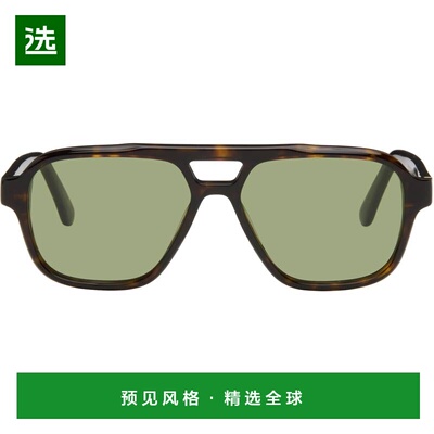1h可退 香港直邮RETROSUPERFUTURE 男士 棕色 Maneval 太阳镜 ZJC