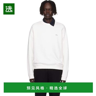 1h可退 香港直邮Lacoste 法国鳄鱼 男士 白色 Loose Fit Heavy Fl