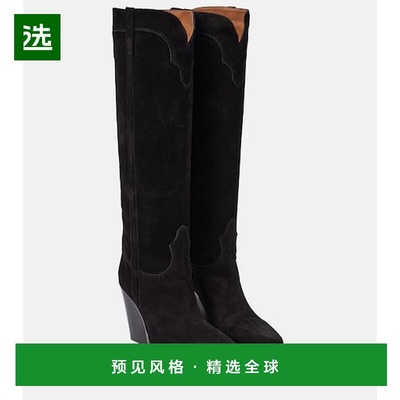 1h可退 香港直邮Paris Texas 女士 El Dorado 绒面革牛仔靴子