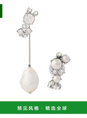 香港直邮GIVENCHY 女士耳饰 BF116PF05M132 SS2026 白色 不对称耳