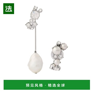 香港直邮GIVENCHY 女士耳饰 BF116PF05M132 SS2026 白色 不对称耳