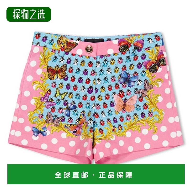 1h可退 香港直邮Versace 范思哲 女童 Ladybugs Juniors 经典蝴蝶