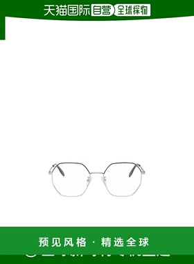 香港直邮Alexander McQueen 徽标平光镜 AM0338O