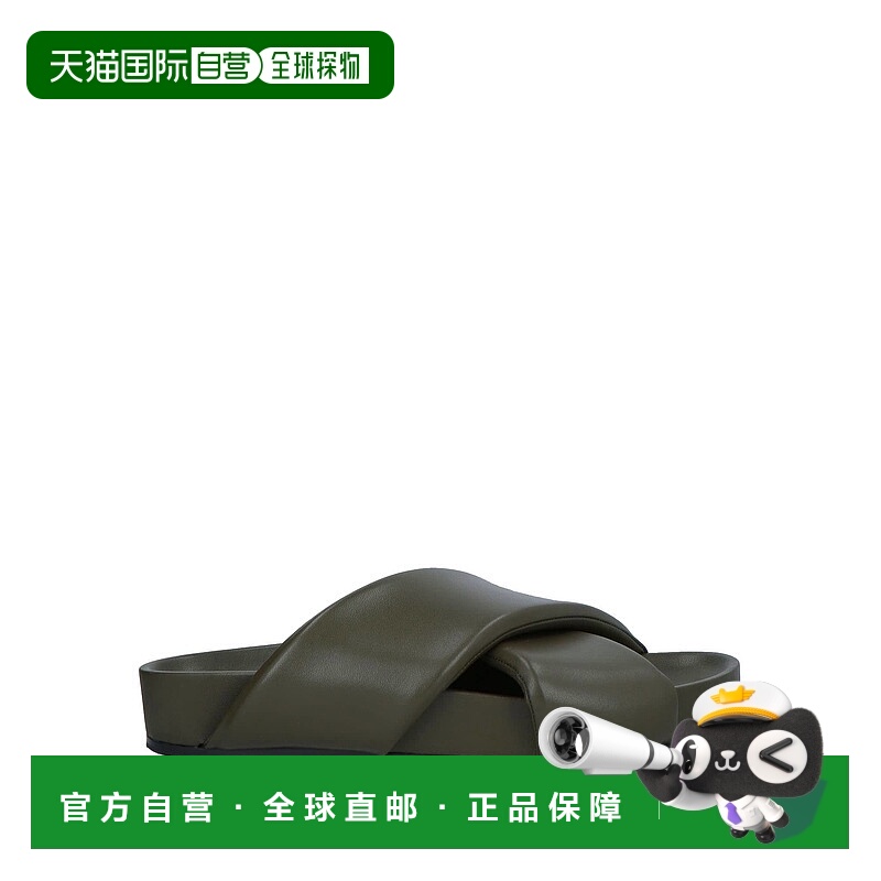 1h可退 香港直邮Jil Sander 吉尔·桑达 男士 凉鞋 green绿色 舒