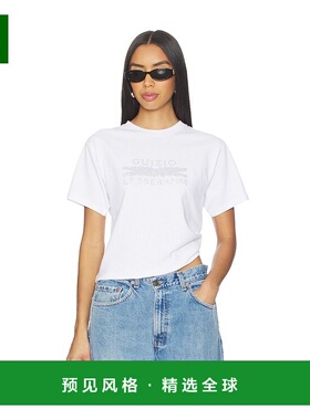 1h可退 香港直邮Danielle Guizio 女士 x x Le Sserafim 合身T恤