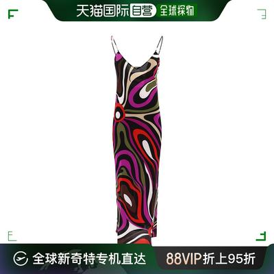 欧洲直邮emilio pucci 女士 连衣裙桑蚕丝印花