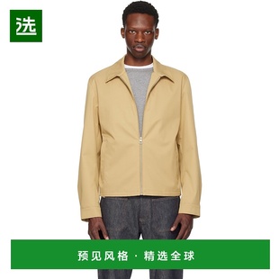 男士 波士 驼色 BECKHAM 5054 1h可退 联名拉链夹克 香港直邮BOSS