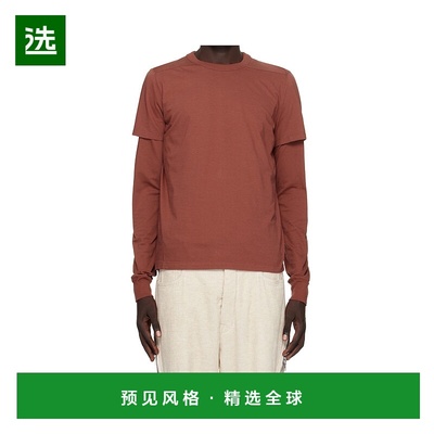 香港直邮Rick Owens Concordians Level 长袖T恤 RU02E1266JA