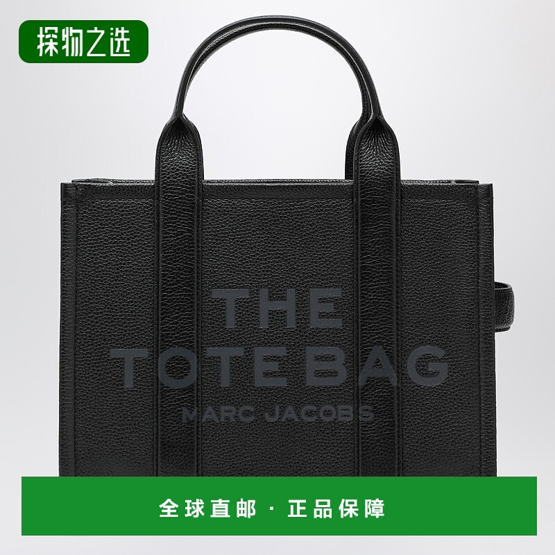 香港直邮Marc Jacobs 马克·雅可布 女士 黑色皮革中号手提包 H00