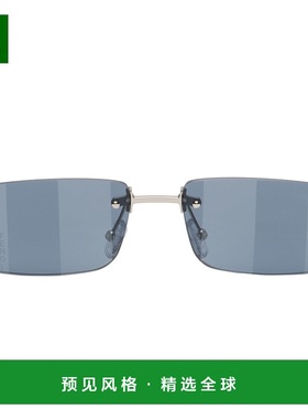 1h可退 香港直邮Fendi 芬迪 男士 银色 First Crystal 太阳镜 FE4