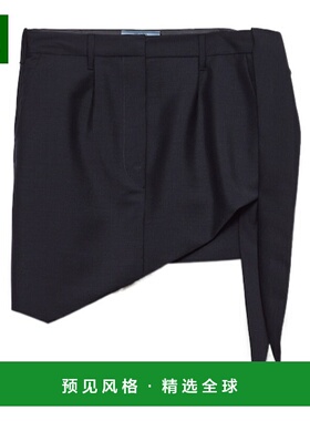 香港直邮Prada 初剪马海毛迷你半身裙 P114Z12I1SOOO羊毛普拉达