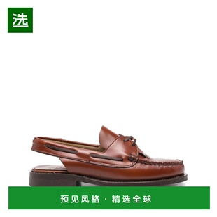 香港直邮HEREU 女士芭蕾乐福鞋 SASLWFS25TAN SS2026 棕色 Saler