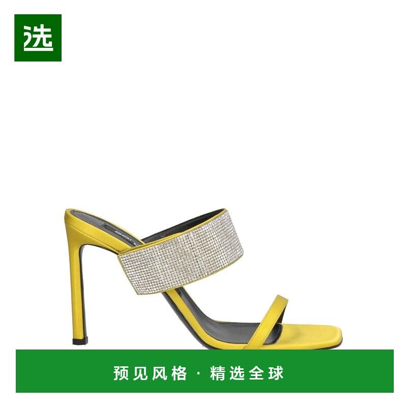 1h可退 香港直邮Sergio Rossi 塞乔·罗西 女士 凉鞋 green绿色,女鞋,时装凉鞋,淘宝优惠券,粉丝福利购,淘宝优惠卷