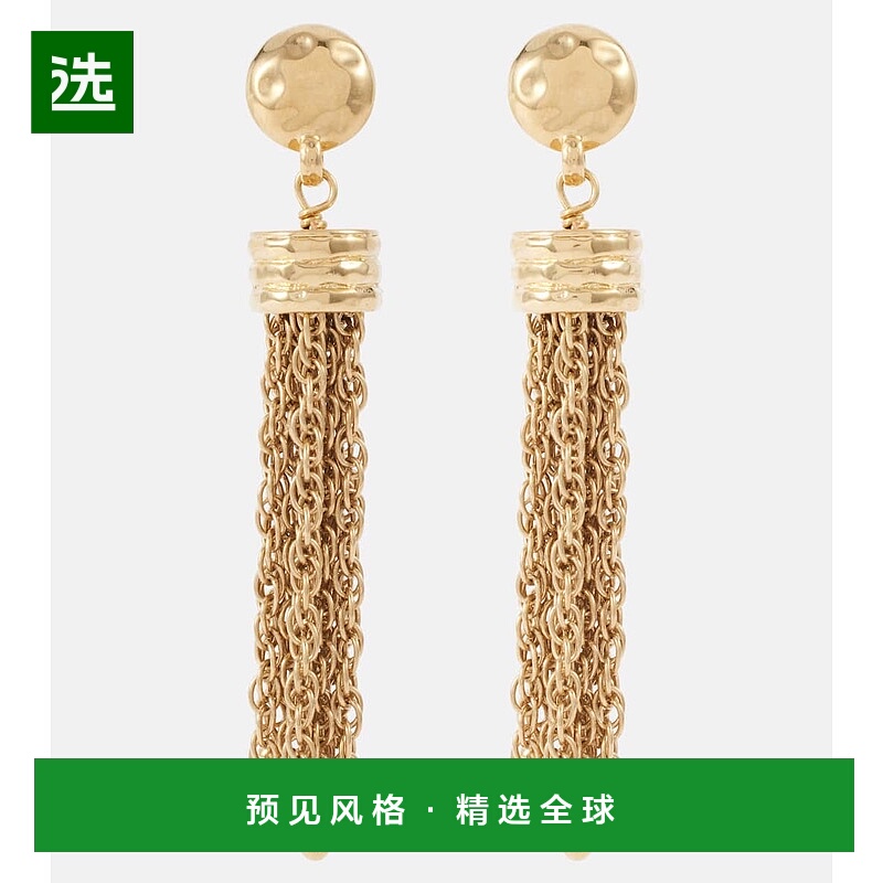 1h可退 香港直邮Chloe 蔻依 女士 Pompoms 耳环 metal金属色 舒适