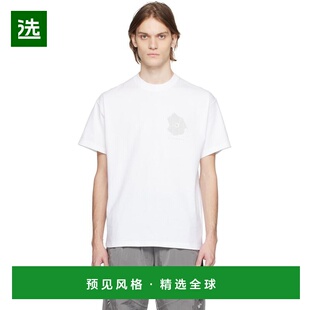 1h可退 香港直邮Objects IV Life 男士 白色 Evolving T 恤 OBJ00