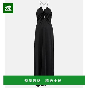 香港直邮GANNI 针织长款 甘尼 Crêpe 连衣裙 女士 1h可退