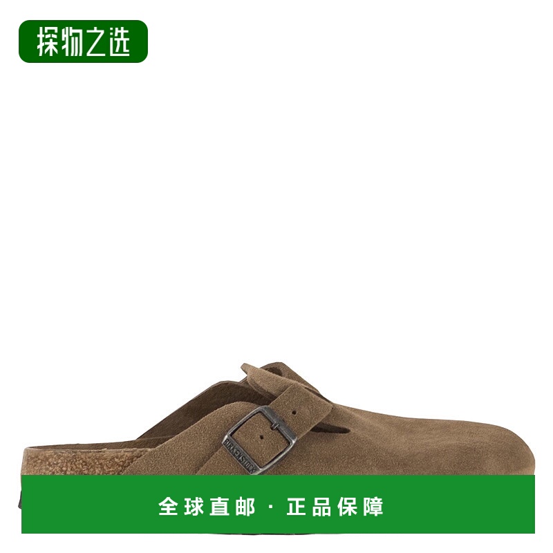 香港直邮birkenstock 勃肯 女士 BOSTON - Sabot 绒面革穆勒鞋 10