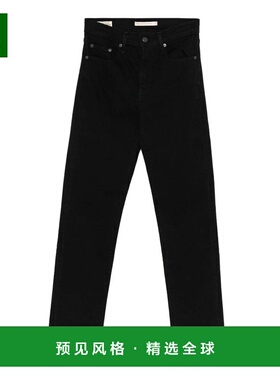 1h可退 香港直邮Levi'S 李维斯 女士 直筒牛仔褲 18883 black黑色