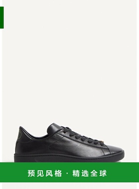 1h可退 香港直邮Valentino 华伦天奴 男士 黑色皮质运动鞋 7Y2S0K