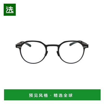 1h可退 香港直邮Mykita 女士 徽标平光镜 ARMSTRONG black黑色 舒