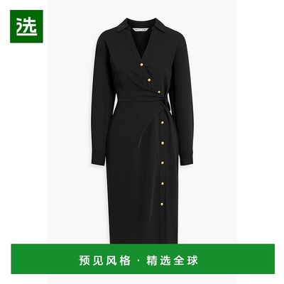 1h可退 香港直邮VERONICA BEARD 女士 Wright 裹式绉纱中长衬衫式