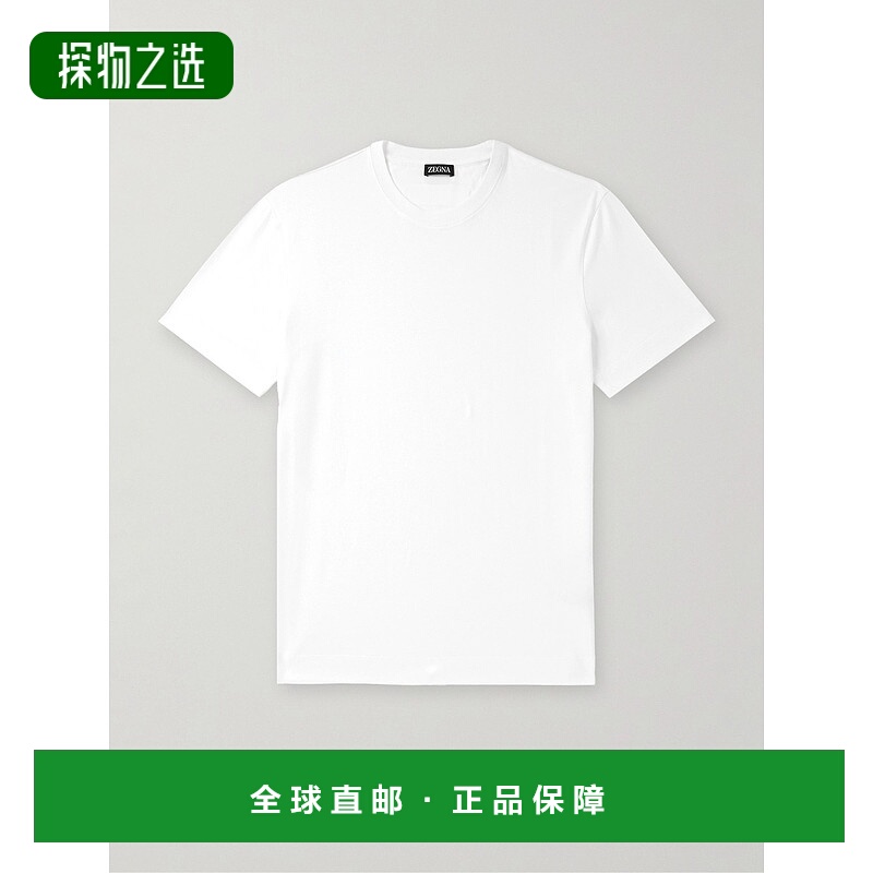香港直邮1h可退 Zegna 杰尼亚 男士 棉针织T恤 UG360A2G765NLN00