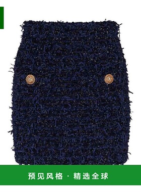 1h可退 BALMAIN 女士半身裙 DF0LB015KH746BOa字裙