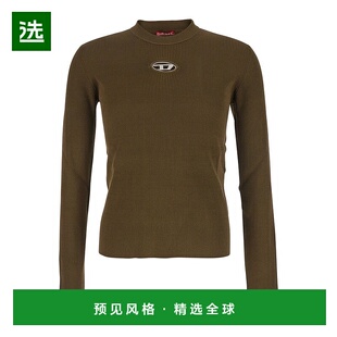 香港直邮Diesel 迪赛 男士 標誌牌羅紋針織上衣 A168770DLAX高领