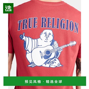1h可退 【美国直邮】true religion 男士 上装T恤正品高档时尚百