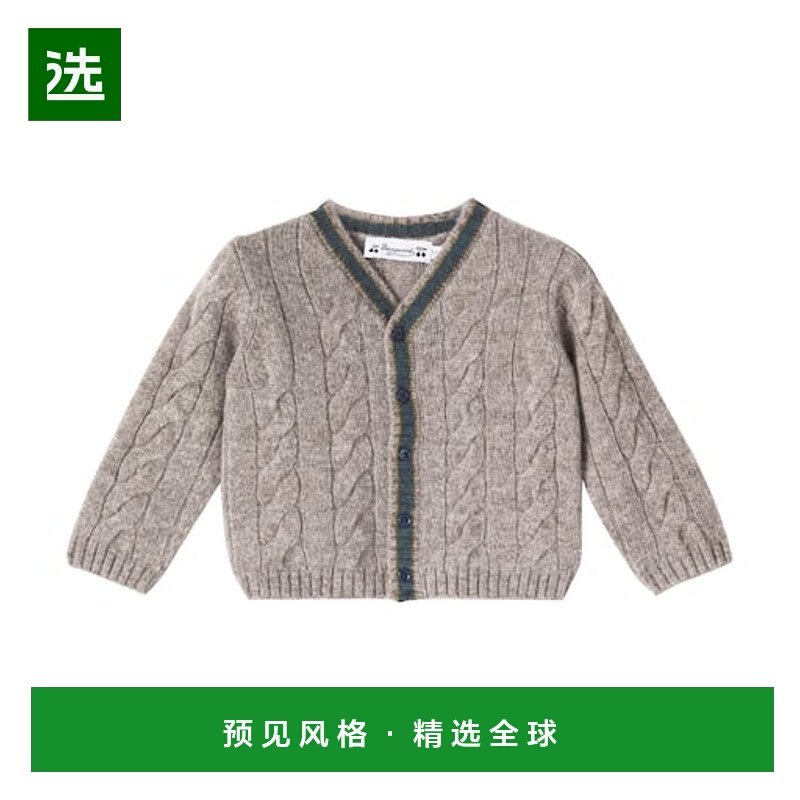 1h可退 香港直邮Bonpoint 婴儿 Giorginoli 羊毛牦牛针织开衫童装