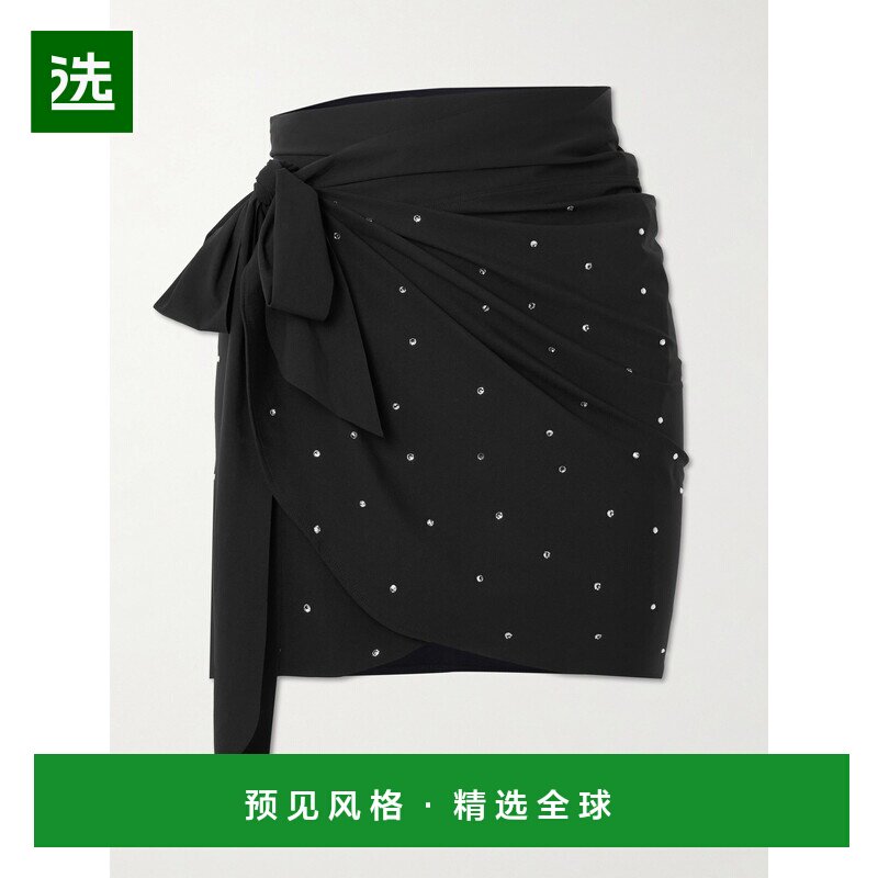 1h可退 香港直邮HUNZA G 女士 pareo 施华洛世奇水晶装饰毛线衫 S