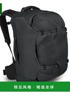 欧洲直邮Osprey Farpoint55 Travel Pack男士深灰炭色聚酯纤背包
